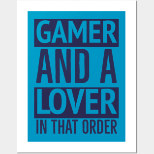 Gamer and a Lover Posters and Art